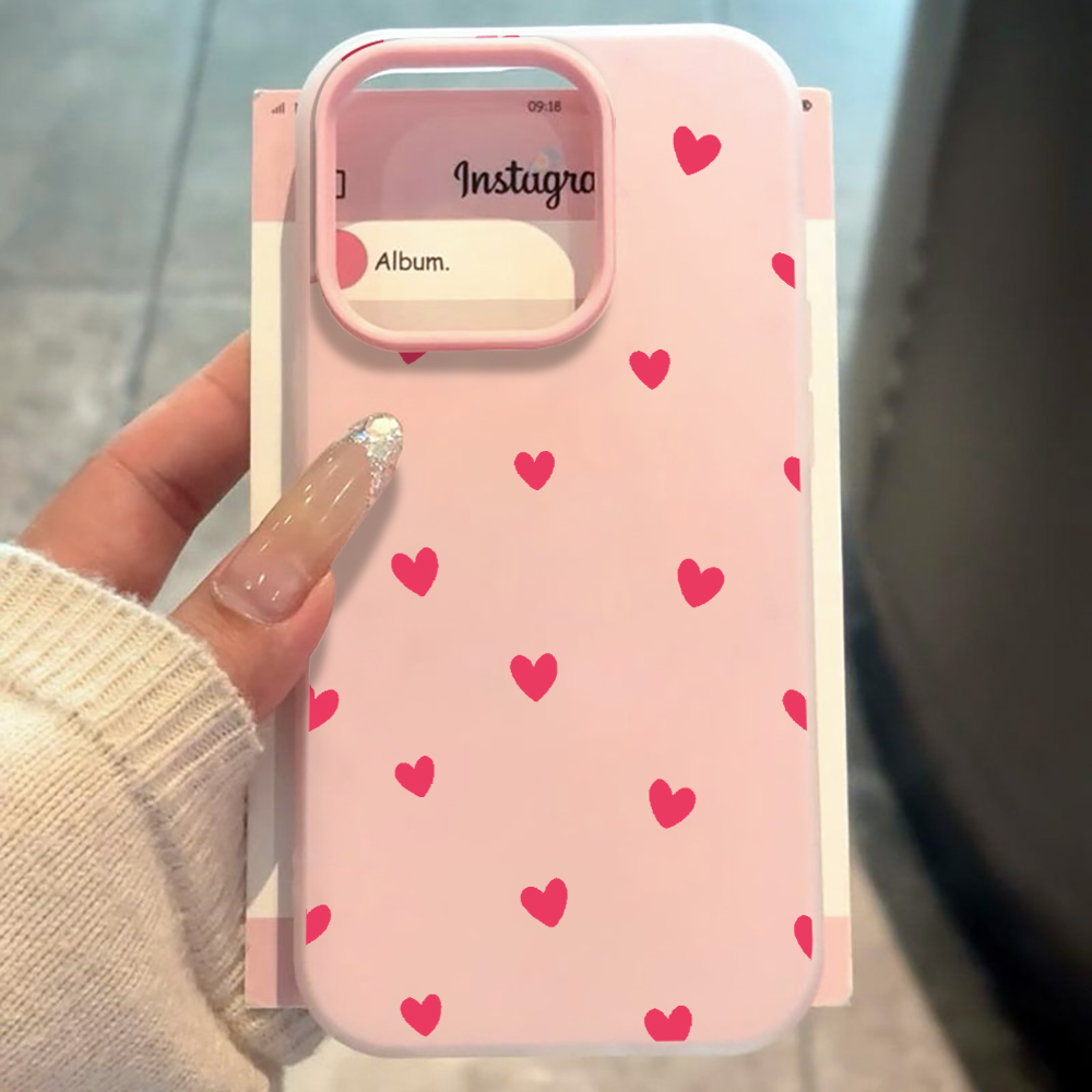 Red Love Heart Pattern Phone C - đánh giá và giá Xiaomi Redmi Note 14
