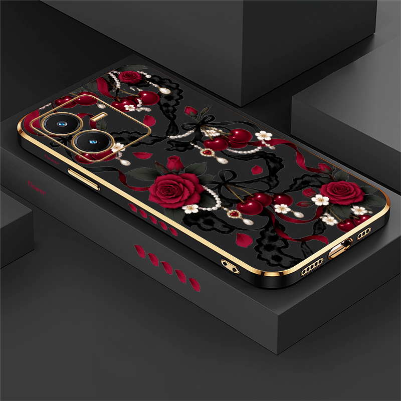 Rose Print Case For Vivo Y28 S - đánh giá và giá Vivo Y28