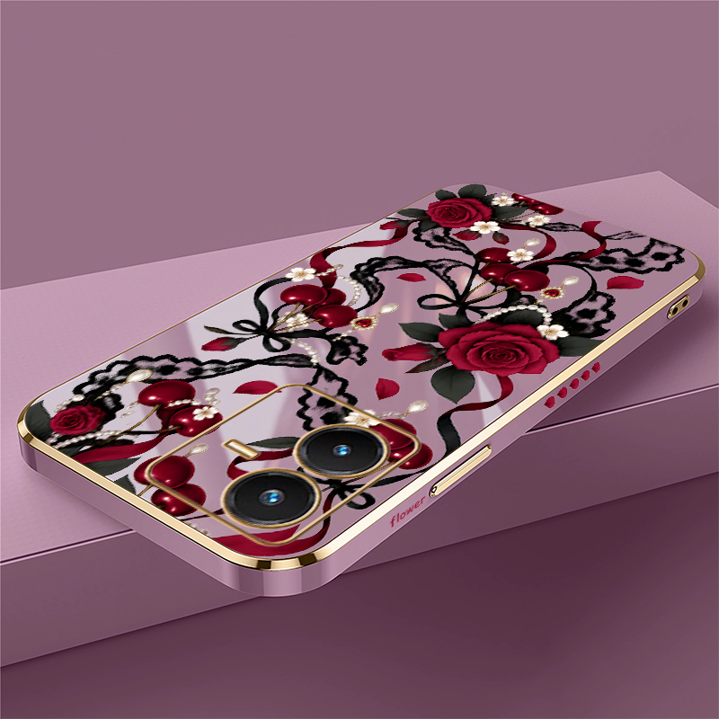 Rose Print Case For Vivo Y28 S - đánh giá và giá Vivo Y28