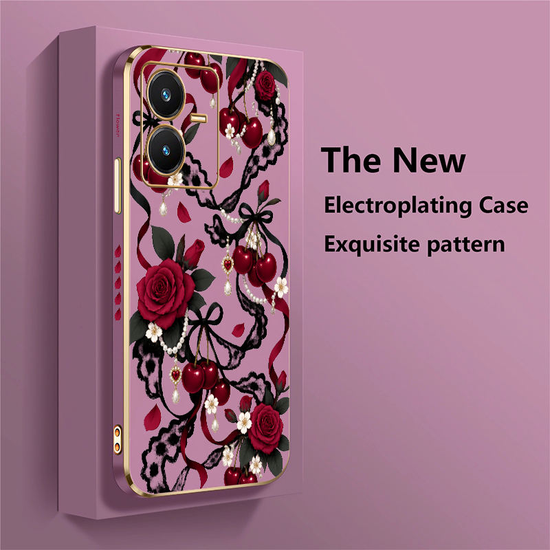 Rose Print Case For Vivo Y28 S - đánh giá và giá Vivo Y28