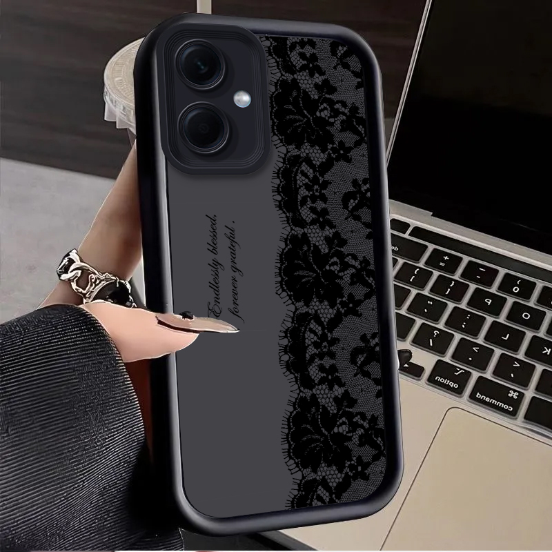 Hollow Lace Design Case for Xi - đánh giá và giá Xiaomi Redmi Note 14